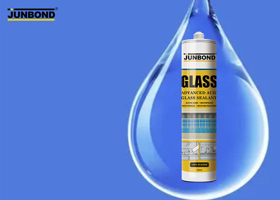 24 horas de curación con sellador de acetoxi silicona con olor suave y 12 meses de vida útil